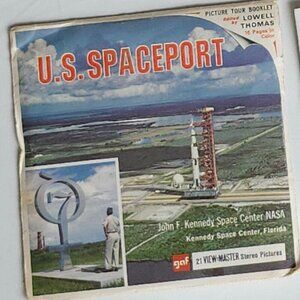 VINTAGE View Master Reel U.S. Spaceport John F. Kennedy Space Center NASA 21 GAF